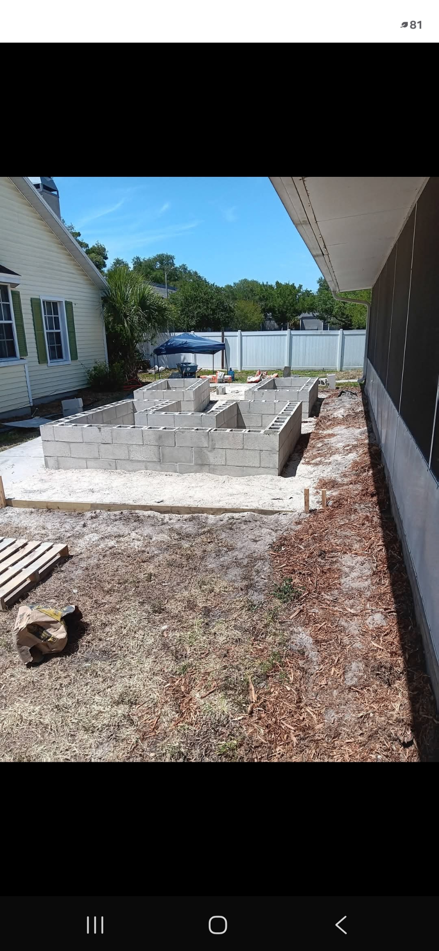Block foundation · St. Pete